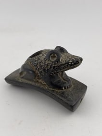 Frog Effigy Hopewell Pipe Indian Artifact Arrowhead