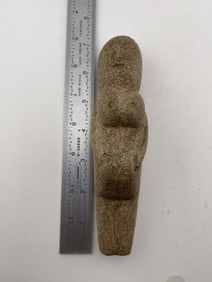 Stone Human Effigy Indian Artifact Arrowhead