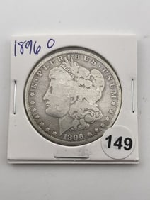 1896 O Morgan Silver Dollar Coin