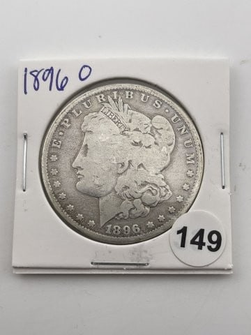 1896 O Morgan Silver Dollar Coin: All coins have been Sigma tested for authenticity. Please bid with confidence. KEY WORDS: INDIAN ARTIFACT ARTIFACTS ARROWHEAD ARROWHEADS NATIVE AMERICAN MISSISSIPPIAN QUAPAW CADDO POTTERY COINS MORGAN