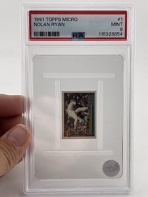 1991 Topps Micro Nolan Ryan Baseball Card