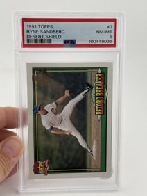 1991 Topps Ryne Sandberg Baseball Card