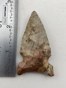 2 & 1/2" Graham Cave Indian Artifact Arrowhead