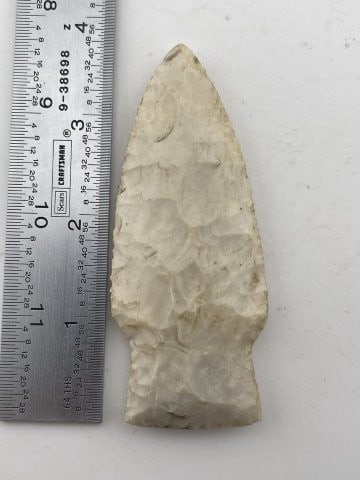 3 & 3/4" Hardin Indian Artifact Arrowhead (1 of 4)