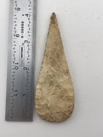 4" Cobbs Indian Artifact Arrowhead