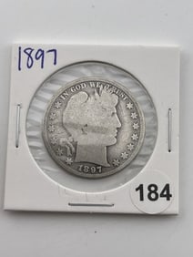 1897 Barber Half Dollar Coin