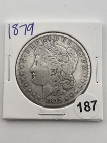 1879 Morgan Silver Dollar Coin