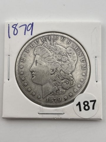 1879 Morgan Silver Dollar Coin (1 of 2)
