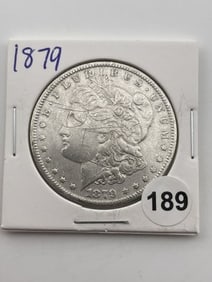 1879 Morgan Silver Dollar Coin