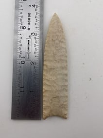 3 & 3/4" Clovis very well made Indian Artifact Arrowhead