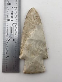 3 & 7/8" Hardin Indian Artifact Arrowhead