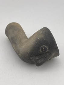 Human Effigy Pottery Pipe Indian Artifact Arrowhead