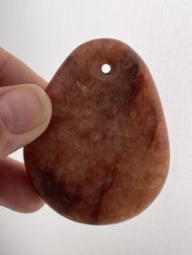 Quartz Pendant Indian Artifact Arrowhead