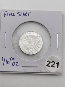 1/10th Fine Silver Coin