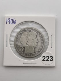 1906 Barber Half Dollar Coin