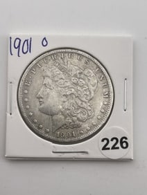 1901 O Morgan Silver Dollar Coin