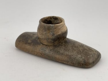 Stone Pipe Indian Artifact Arrowhead