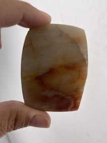 Quartz Bannerstone Indian Artifact Arrowhead