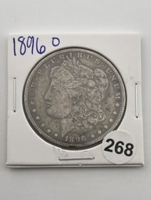 1896 O Morgan Silver Dollar Coin