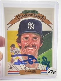 Ron Guidry Hand Signed Authentic Autograph