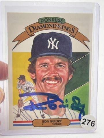 Ron Guidry Hand Signed Authentic Autograph (1 of 2)