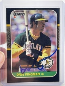 Dave Kingman Hand Signed Authentic Autograph