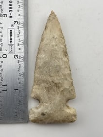 3 & 1/4" Hickory Ridge Indian Artifact Arrowhead
