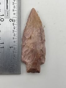 2 & 3/8" Stemmed Point Indian Artifact Arrowhead