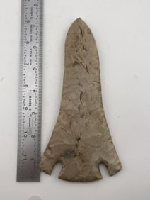 7 & 3/8" Ross Blade Indian Artifact Arrowhead
