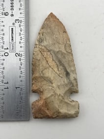 3 & 1/8" Hickory Ridge Indian Artifact Arrowhead