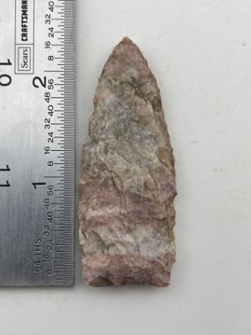 2 & 3/8" Clovis Indian Artifact Arrowhead (1 of 3)