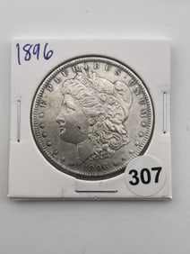 1896 Morgan Silver Dollar Coin