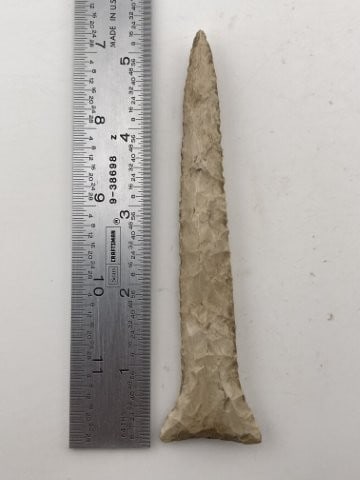 5 & 1/4" Drill Indian Artifact Arrowhead (1 of 4)