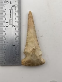 2 & 3/4" Drill Indian Artifact Arrowhead