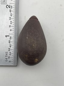 Hematite Plummet Indian Artifact Arrowhead