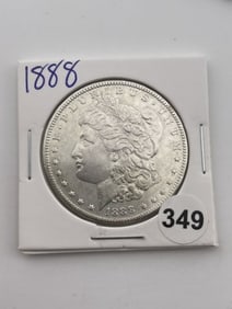 1888 Morgan Silver Dollar Coin