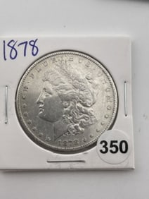 1878 Morgan Silver Dollar Coin