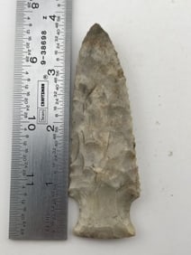 3 & 3/4" Hardin Indian Artifact Arrowhead