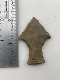 1 & 7/8" Texas Point Indian Artifact Arrowhead