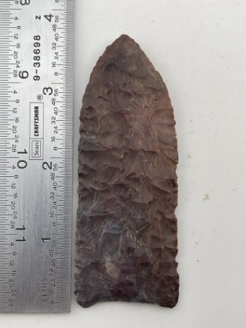 3 & 1/2" Clovis Indian Artifact Arrowhead (1 of 5)