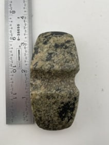 Double Bit Grooved Axe Indian Artifact Arrowhead