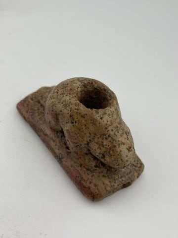 Beaver Effigy Stone Pipe Indian Artifact Arrowhead (1 of 8)