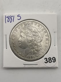 1881 S Morgan Silver Dollar Coin