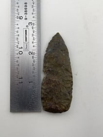 2 & 5/8" Plainview Indian Artifact Arrowhead