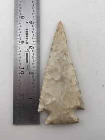4" Apple Creek Indian Artifact Arrowhead