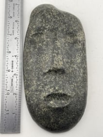 Stone Face Effigy Indian Artifact Arrowhead