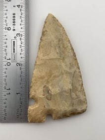 3 & 5/8" Texas Cornertang Indian Artifact Arrowhead