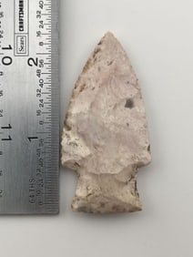 2 & 3/8" Hardin Indian Artifact Arrowhead