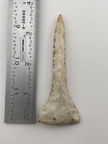 3 & 5/8" Drill Indian Artifact Arrowhead