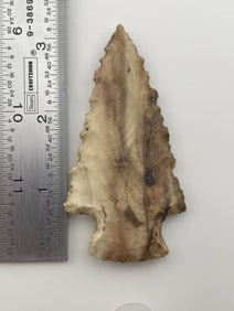 3 & 1/4" Hardin Indian Artifact Arrowhead